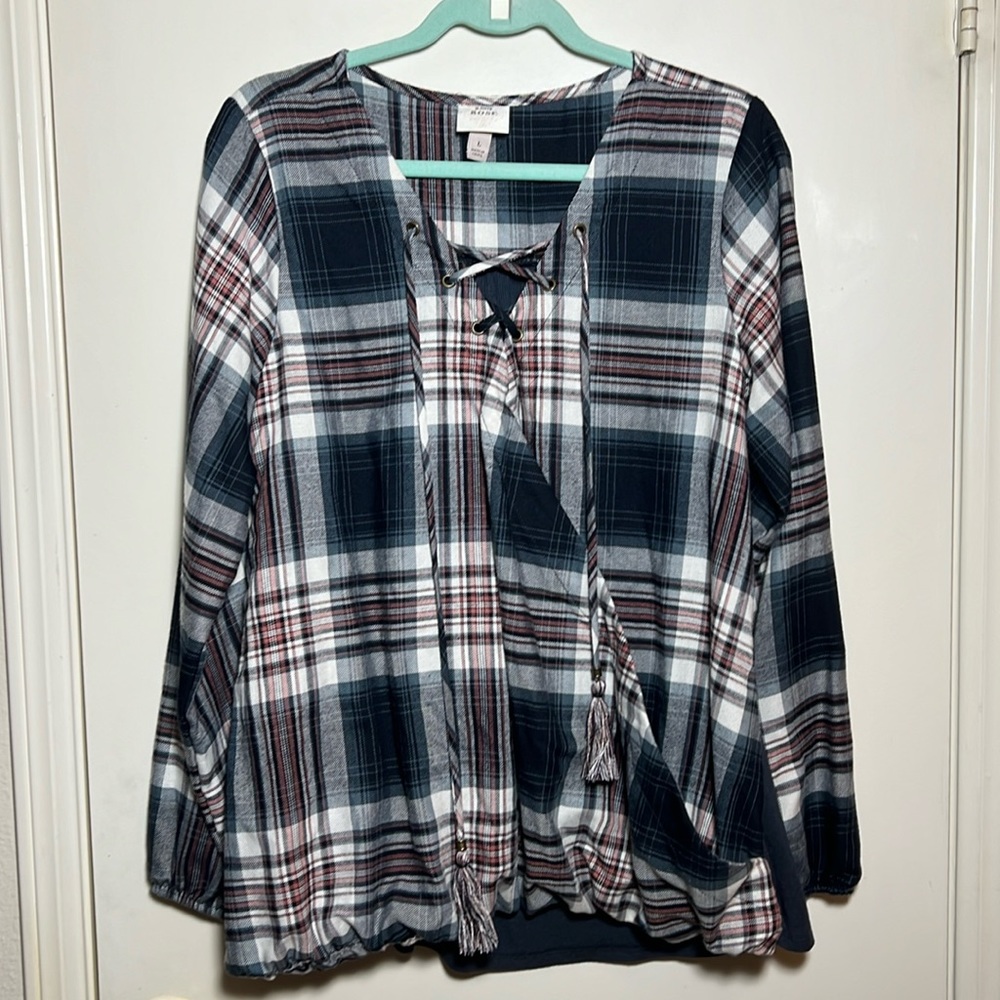 Knox Rose women’s flannel top